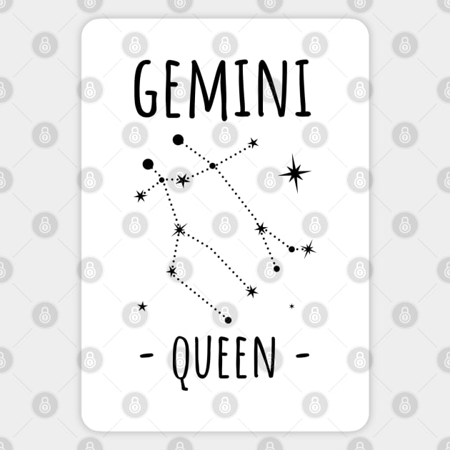 Gemini Queen Magnet by juinwonderland 41
